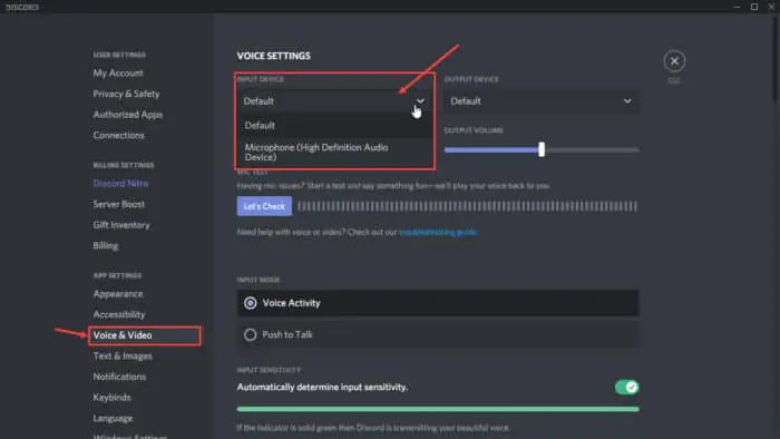 How to Fix Discord not Detecting Mic 3 input device