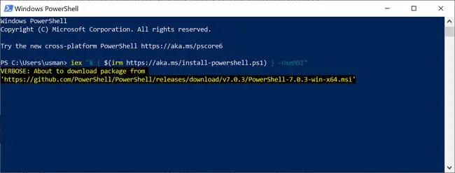 PowerShell 7: Download, Install, Update And Usage Guide 3 Install PowerShell using command line