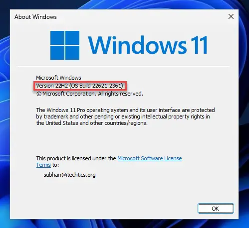 Download Windows 11 22H2 KB5030310 Preview "Moment 4" Update With 23H2 Features 7 KB5030310 installed