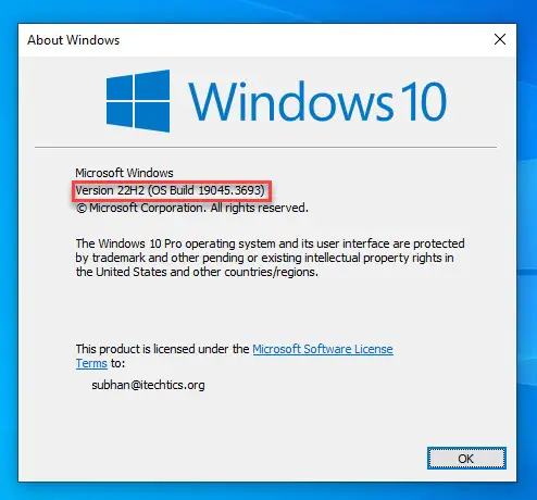 Windows 10 KB5032189 Fixes Touchscreen, Update Installation Issues 3 KB5032189 successfully installed