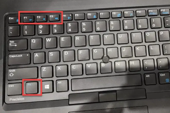 How To Adjust Volume And Bass In Windows 11/10 1 Keyboard buttons