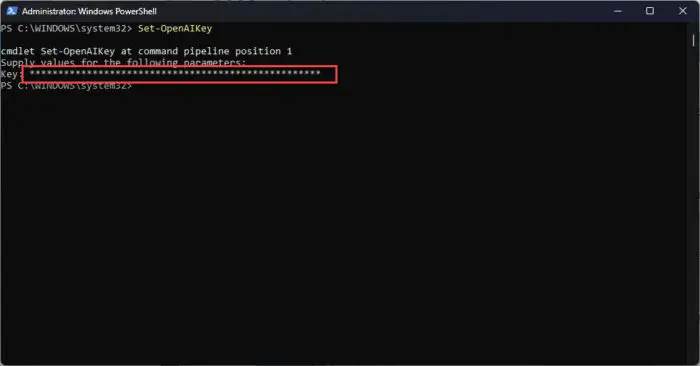 Link your OpenAI account with the PowerShellAI module