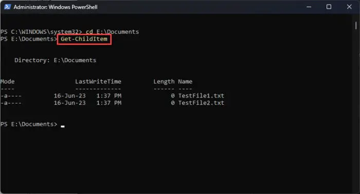 How To Work With Filesystems And Directories In PowerShell 14 List all items in current directory in PowerShell