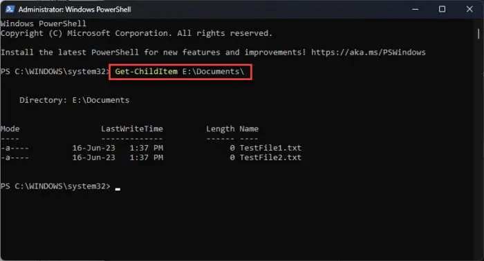How To Work With Filesystems And Directories In PowerShell 13 List all items in directory in PowerShell using absolute path