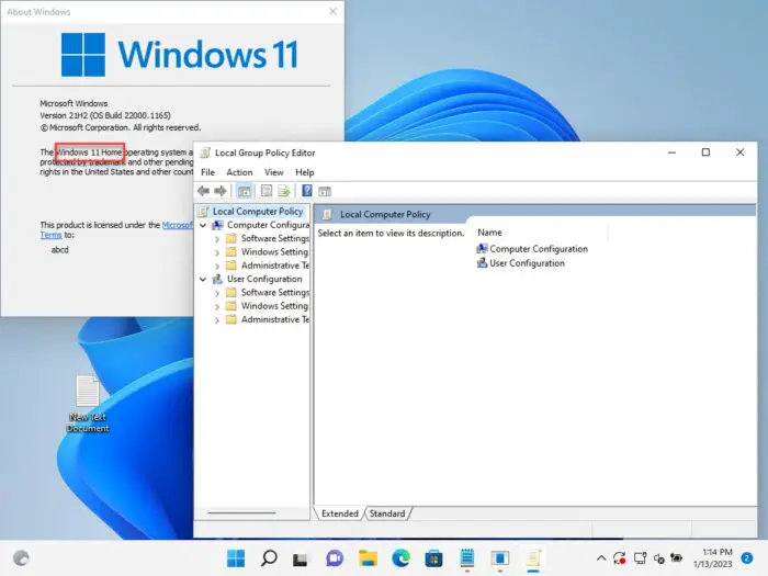 How To Enable Group Policy Editor (Gpedit.msc) In Windows 11 Home 7 Local Group Policy Editor installed