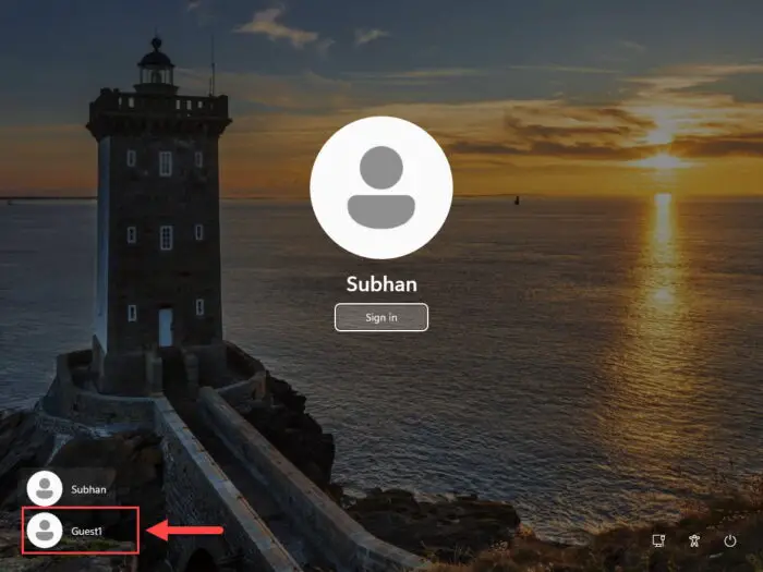 How To Enable And Create Guest Account On Windows 10, 11 11 Log into Guest account from lock screen
