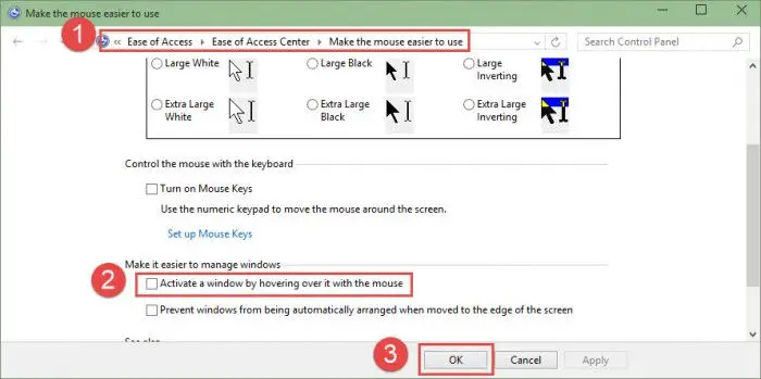 Make windows easier to use