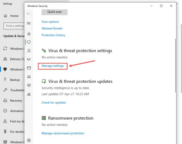 How to Fix Discord Update Failed 4 manage settings