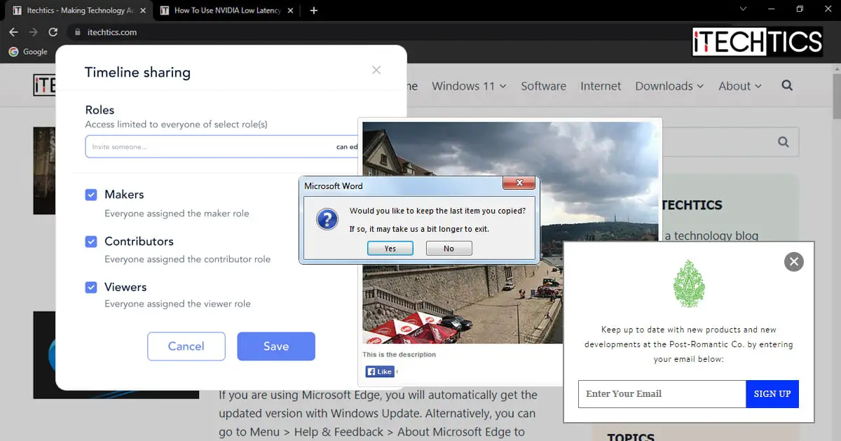 Modal Pop Up Lightbox Window Tab And Dialog Box