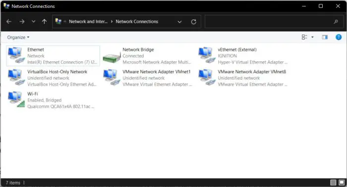 How to Change Network and Network Adapter Names in Windows 11 1 ncpa