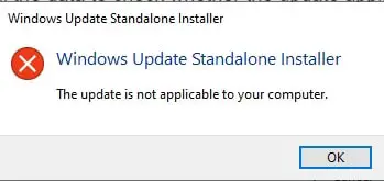 How to Install Windows Updates from MSU and CAB files 1 not applicable