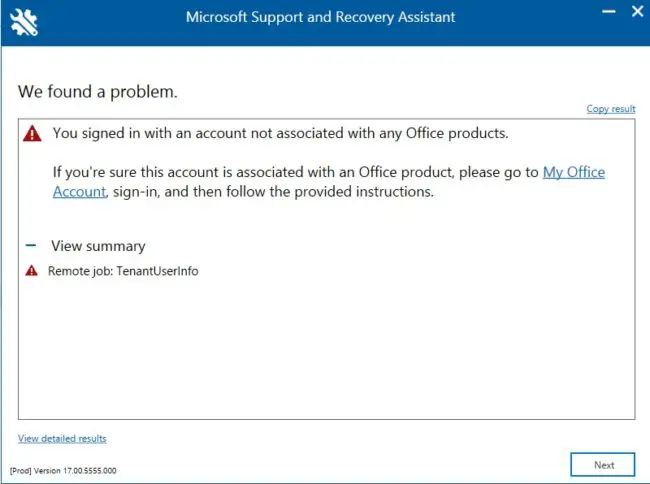 How To Troubleshoot Microsoft Apps Using Support and Recovery Assistant (SaRA) 5 not associated