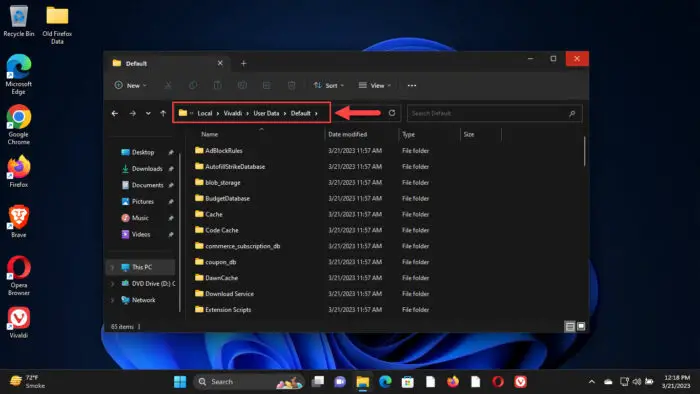 Open path in File Explorer