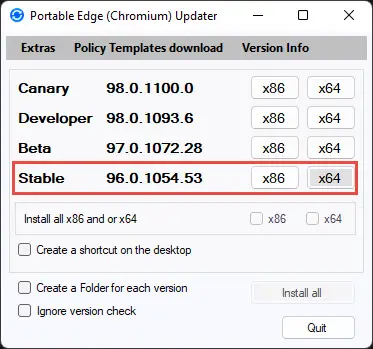 Download Microsoft Edge 96.0.1054.53: Super Duper Secure Mode and Typosquatting Coming 5 portable updater