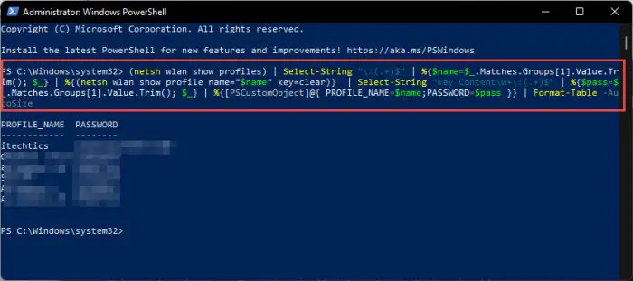 5 Ways To Find All Saved Wifi Passwords In Windows, MacOS & Android 10 pwsh