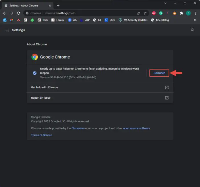 Delete All Data Saved By Websites With Chrome 97 1 relaunch