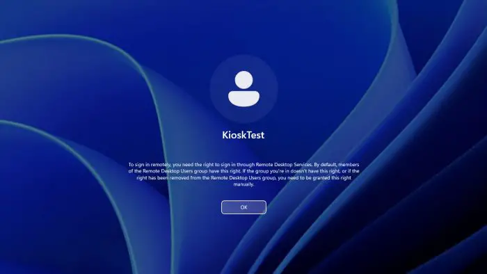 Remote signin prompt