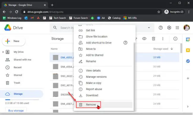 How To Free Up Space In Gmail And Google Drive 5 remove