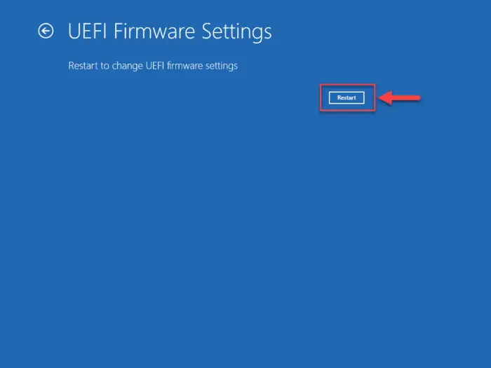Restart computer