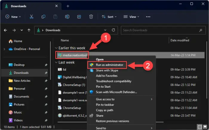Fix Windows Media Creation Tool Error Code 0x80072F8F - 0x20000 2 Run Media Creation Tools as admin