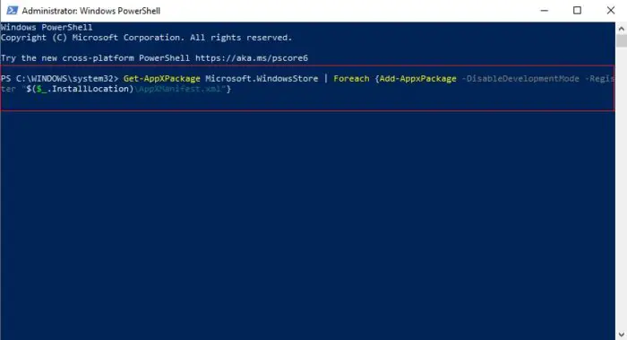 How To Increase Microsoft Store Download Speeds 19 Register the Microsoft Store app