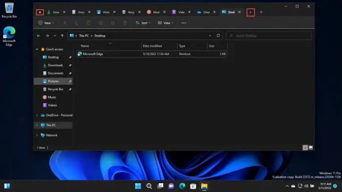 How to Enable File Explorer Tabs in Windows 11 5 enable File Explorer tabs in Windows 11 and scroll through multiple tabs