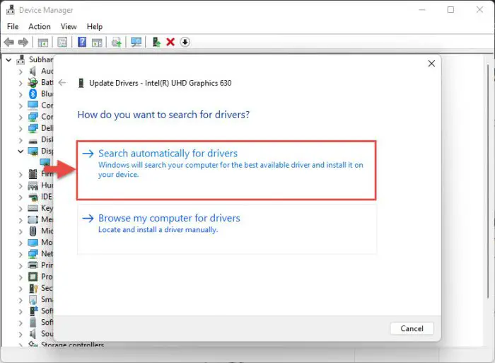 Search automatically