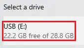 select drive FH