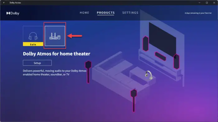 Set up Home Theatre