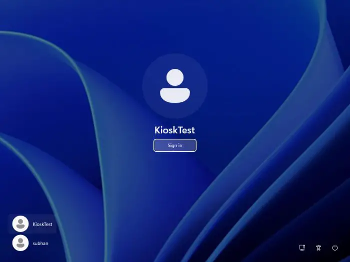 What Is Kiosk Mode (Assigned Access) In Windows And How To Set It Up 8 Sign into kiosk account