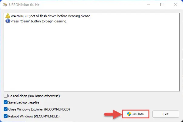 How to remove all traces of USB drives ever connected to your computer 8 simulate