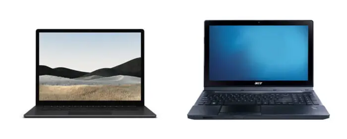 Form factors of laptops
