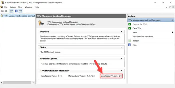 Check If Your PC has TPM Module Installed For Windows 11 Installation 1 Check If Your PC has TPM Module Installed For Windows 11 Installation 1