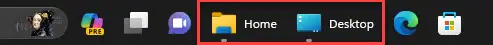 4 Ways To Enable Never Combine Taskbar Buttons in Windows 11 3 Ungrouped taskbar icons with labeles