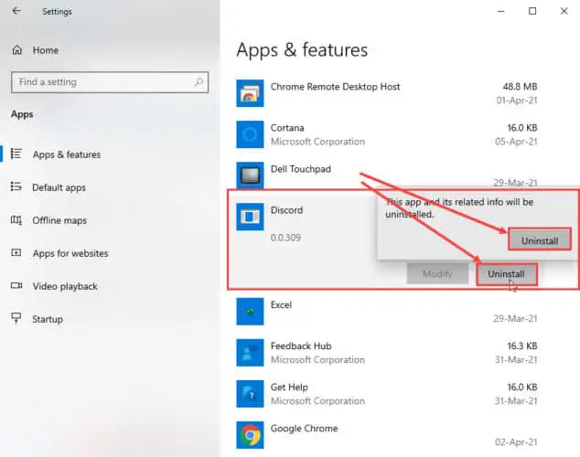 How to Fix Discord not Detecting Mic 12 uninstall