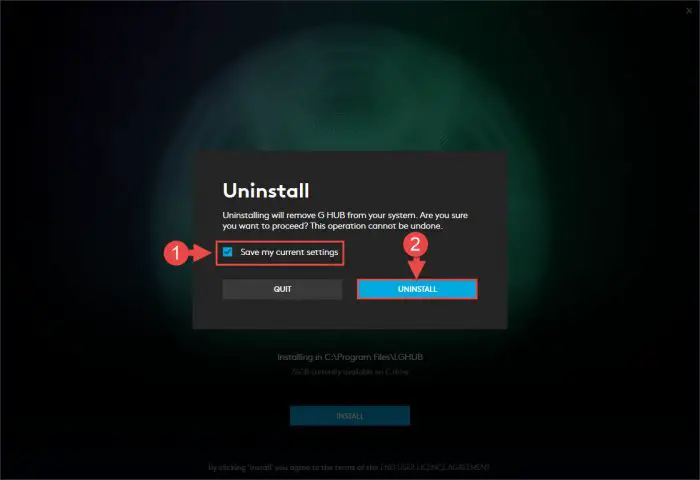 Uninstall