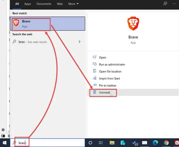 How To Uninstall Programs In Windows 10 3 Uninstall a program from Start Menu