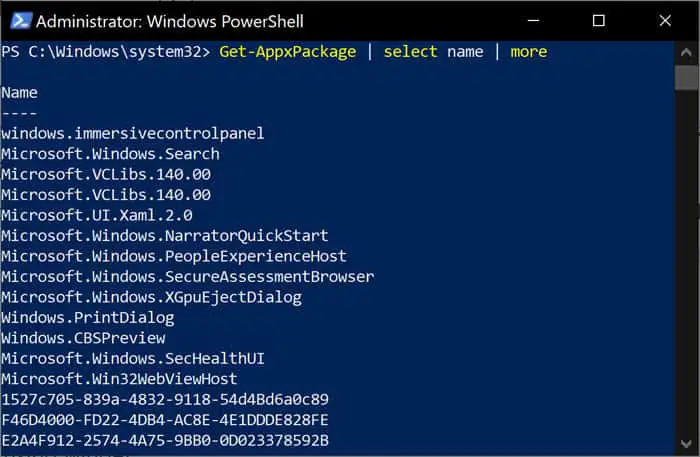 How To Uninstall Programs In Windows 10 5 Uninstall programs using PowerShell
