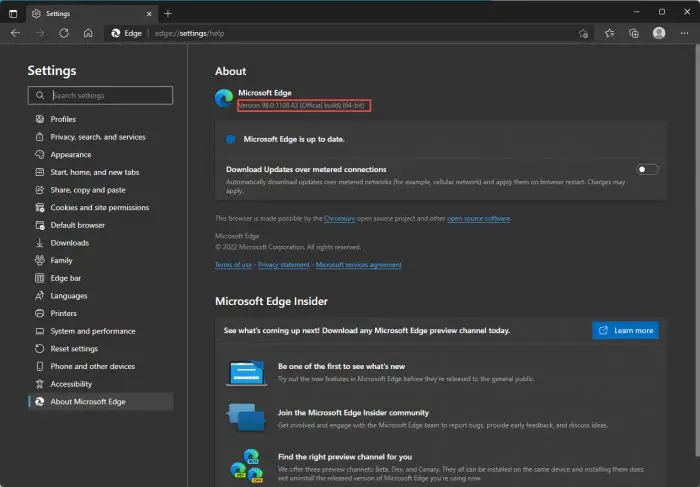 Download Microsoft Edge 98 with Edge Bar and Reduced Resource Consumption 6 updated 1