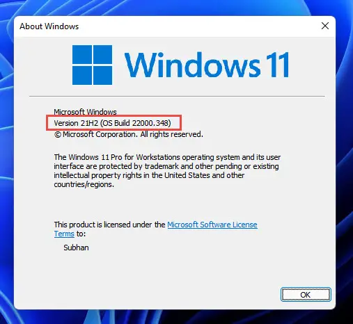 Download Windows 11 KB5007262 Build 22000.348: Fixes Printer & PowerShell Issues 3 updated 10