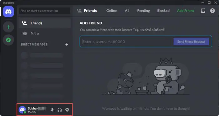 How to Download, Install, and Use Discord on Windows 4 username