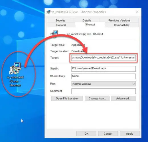 Download Microsoft Visual C++ Redistributables (All Versions) 7 VC Redistributable silent install shortcut