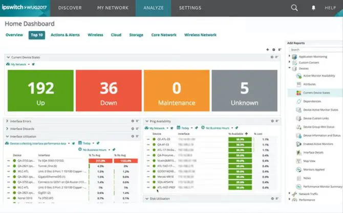 Network Monitoring Tools: The Best Free and Paid Solutions 11 WhatsUp Gold