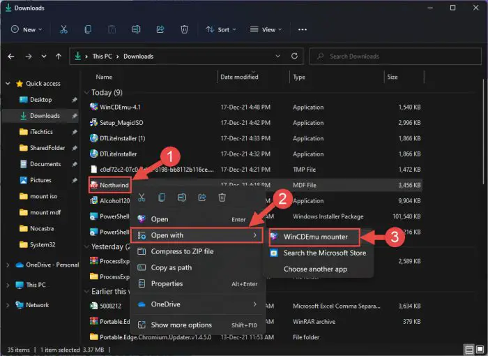 How to Mount MDF Files in Windows 11/10 6 WinCDEmu