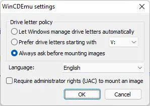 How to Mount MDF Files in Windows 11/10 7 WinCDEmu Settings