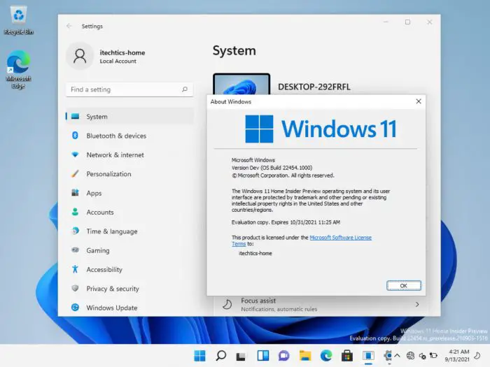 How To Install Windows 11 Without Microsoft Account (Home And Pro Editions) 8 Windows 11 Home with local account