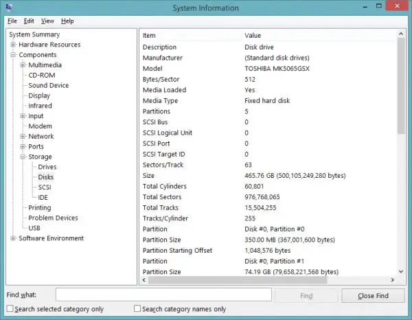 Windows System Information Tool