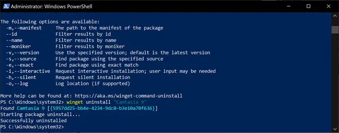 How To Uninstall Programs In Windows 10 7 winget uninstall