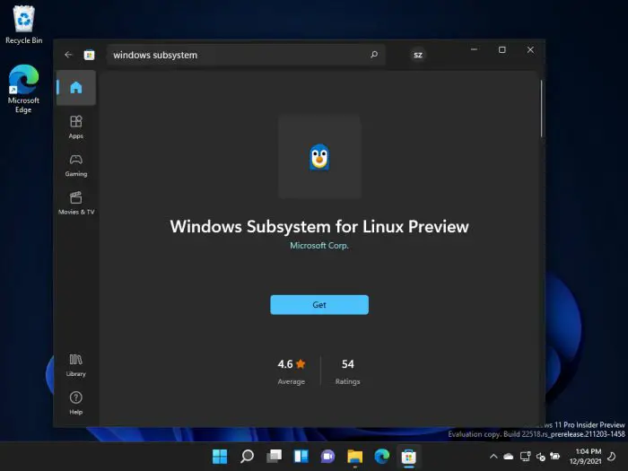 Windows 11 Build 22518 Brings Offline Voice Commands and Restores Weather Widget 10 WSL get