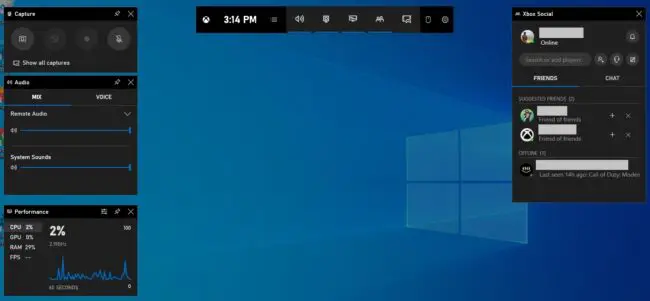 How To Manage Xbox Game Bar In Windows 10 1 Xbox widgets